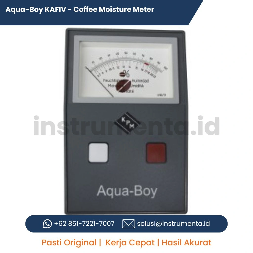 Supplier Aqua-Boy KAFIV Coffee Moisture Meter Alat Ukur Kadar Air Biji Kopi Digital Industrial